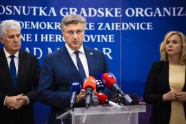 Plenković u Mostaru: Glasajte za HDZ, to je važno za BiH
