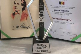 Bjelošević dobio još jednu međunarodnu nagradu
