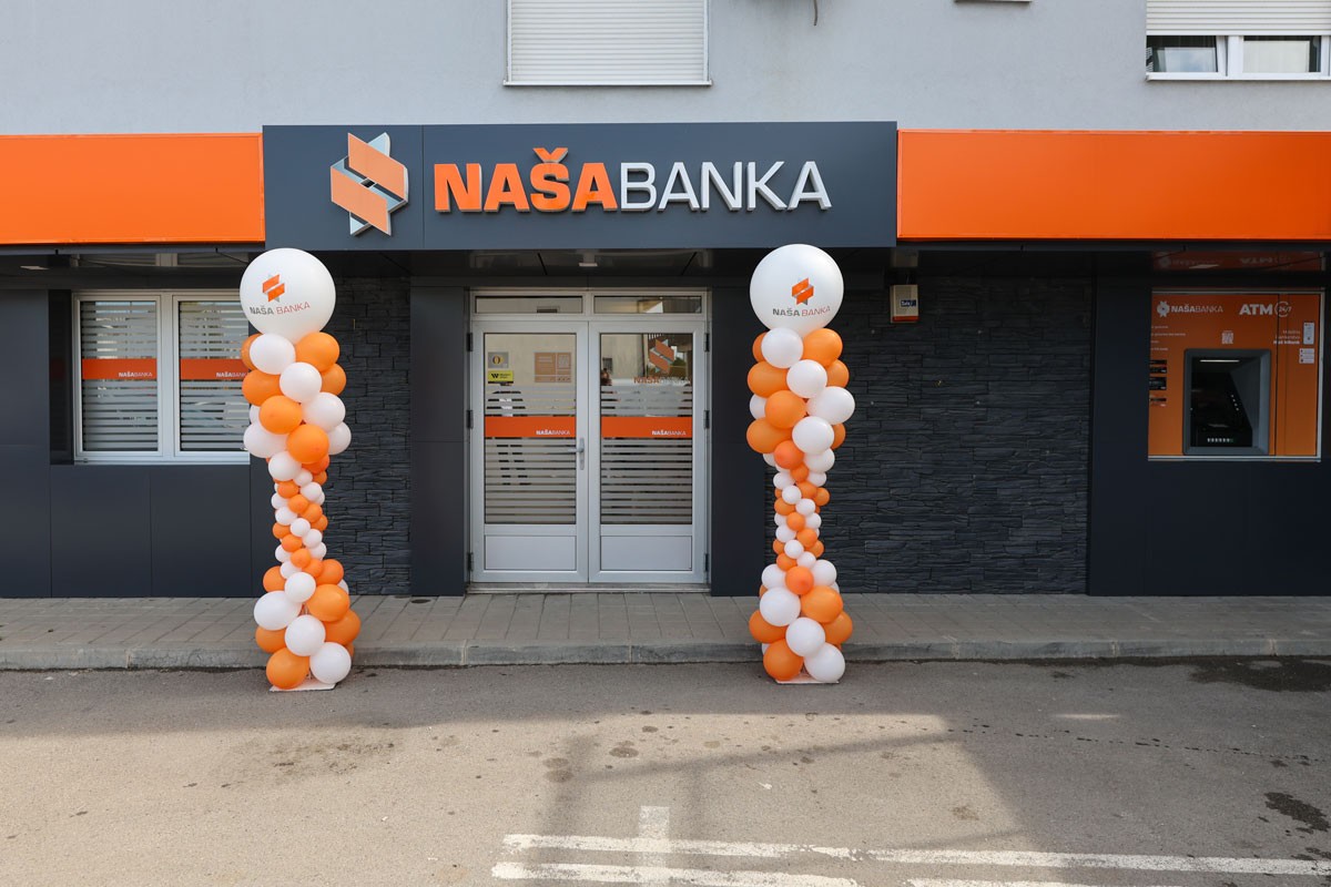 Šire mrežu poslovnica: Naša banka i u Trnu