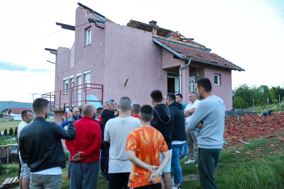 Nevrijeme u Mišinom Hanu oštetilo desetak kuća
