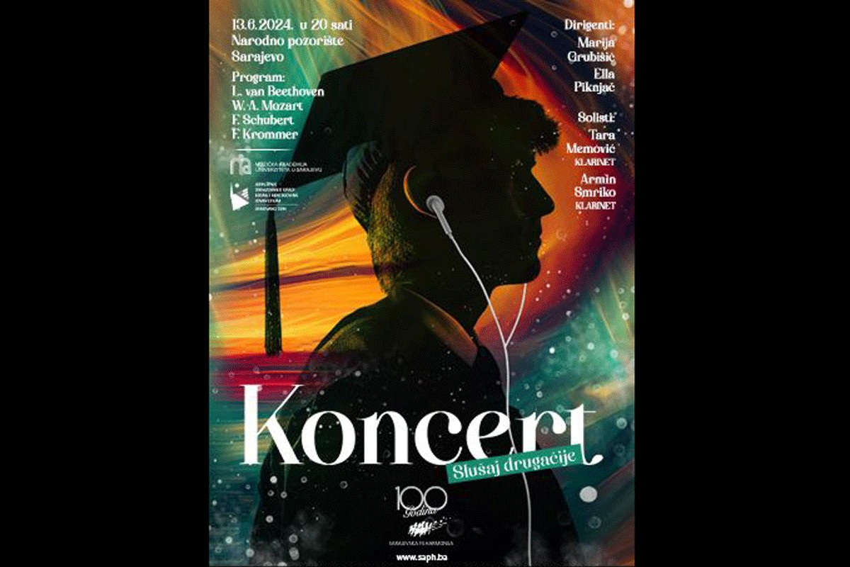 Za kraj Majskih muzičkih svečanosti koncert MAS UNSA i Sarajevske filharmonije