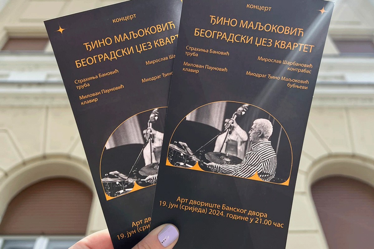 Beogradski džez kvartet Đine Maljokovića otvara sezonu u Art dvorištu