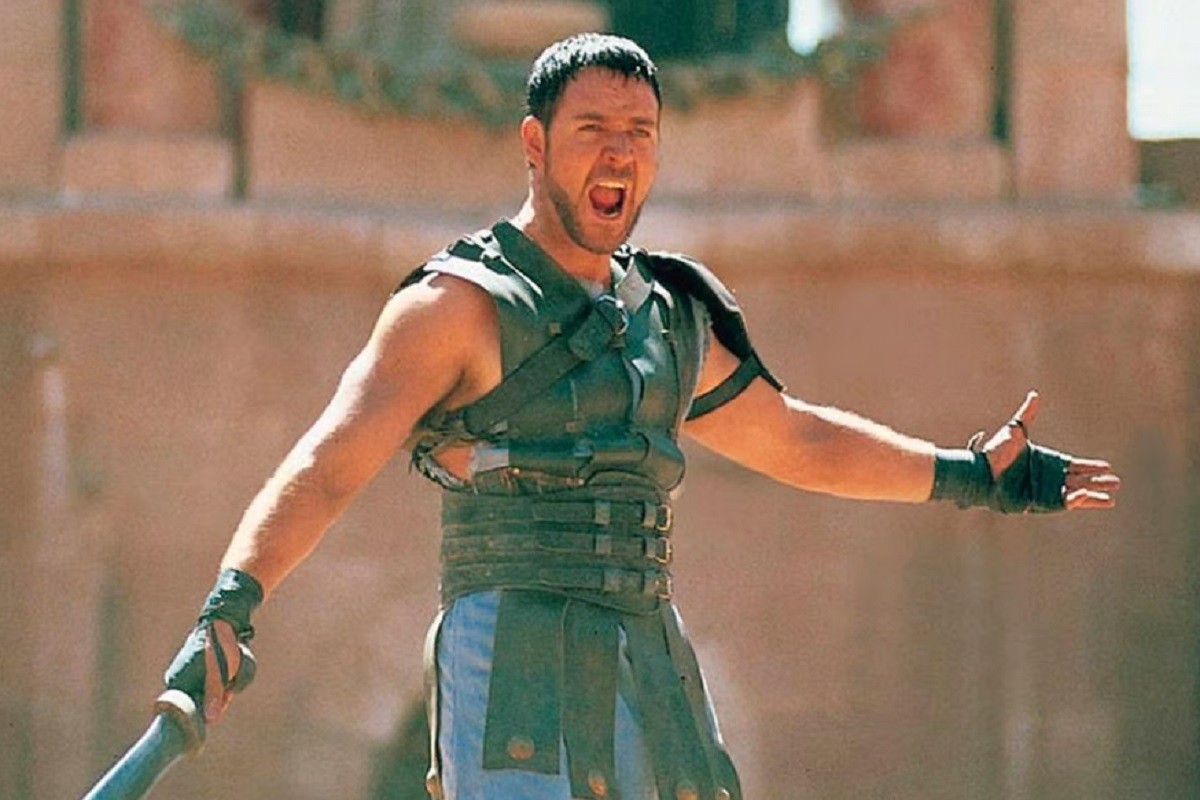 Rasel Krou opleo po drugom dijelu filma "Gladijator"