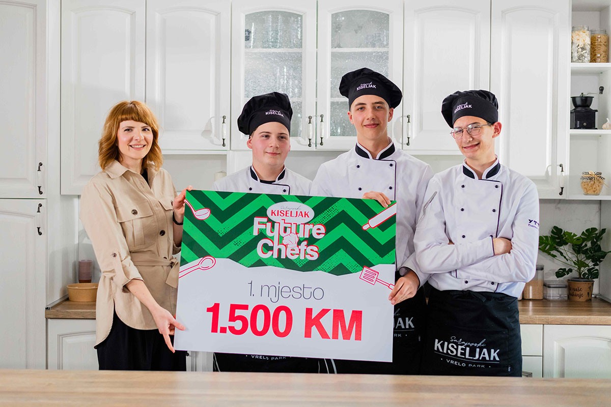Pobjednici takmičenja "Future Chefs": Banjalučki srednjoškolci osvojili prvo mjesto