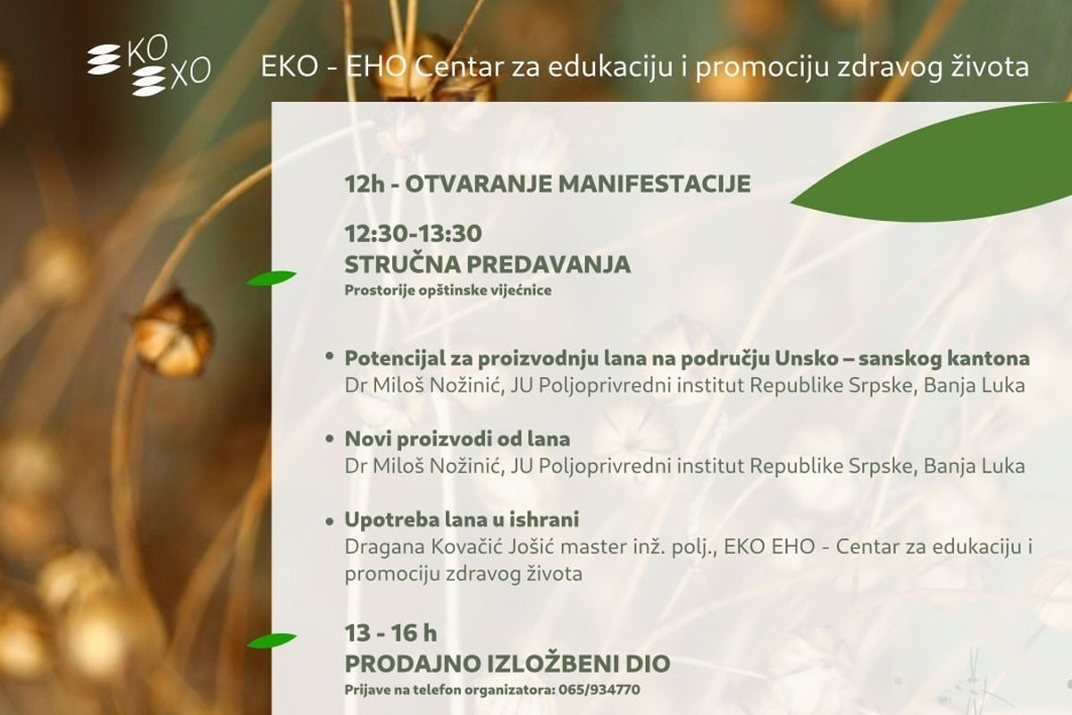 U subotu manifestacija "Dan petrovačkog lana"