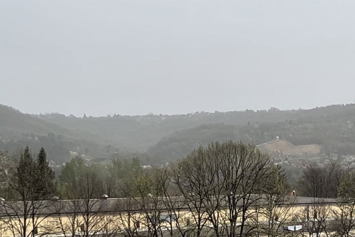 Nebo ponovo zamućeno zbog saharskog pijeska