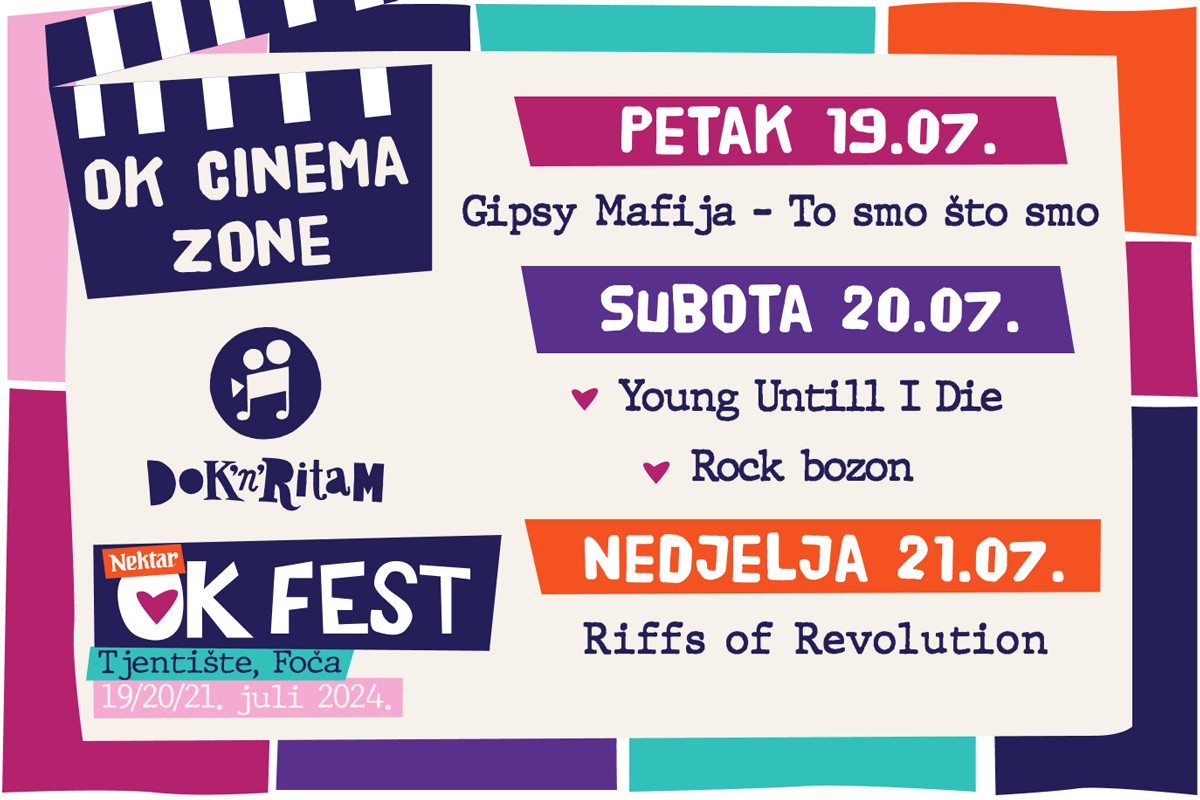 Kino na otvorenom na "OK festu": Odličan program OK Cinema Zone na Tjentištu