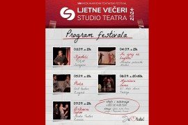 U Zenici počinje festival "Ljetne večeri Studio Teatra 2024"