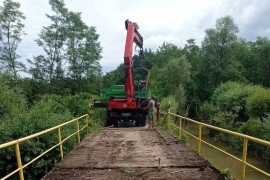 U toku sanacija mosta u mjestu Radosavska