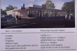 Prvi sarajevski Lidl dobio svoju konstrukciju, pogledajte kako izgleda ...