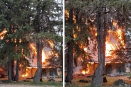 Grom zapalio vikendicu na Vlašiću