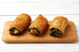 Tortilja rolnice sa tikvicama i slaninicom