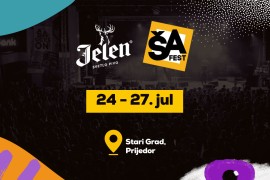 Jelen pivo – zvanično pivo jedinstvenog ŠA Festa!