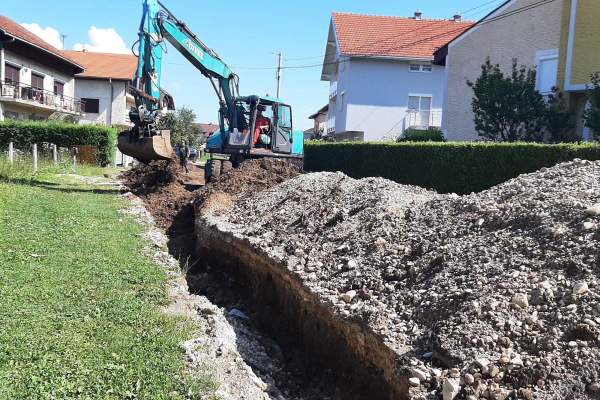 Nastavak izgradnje kanalizacione mreže u Sanskom Mostu