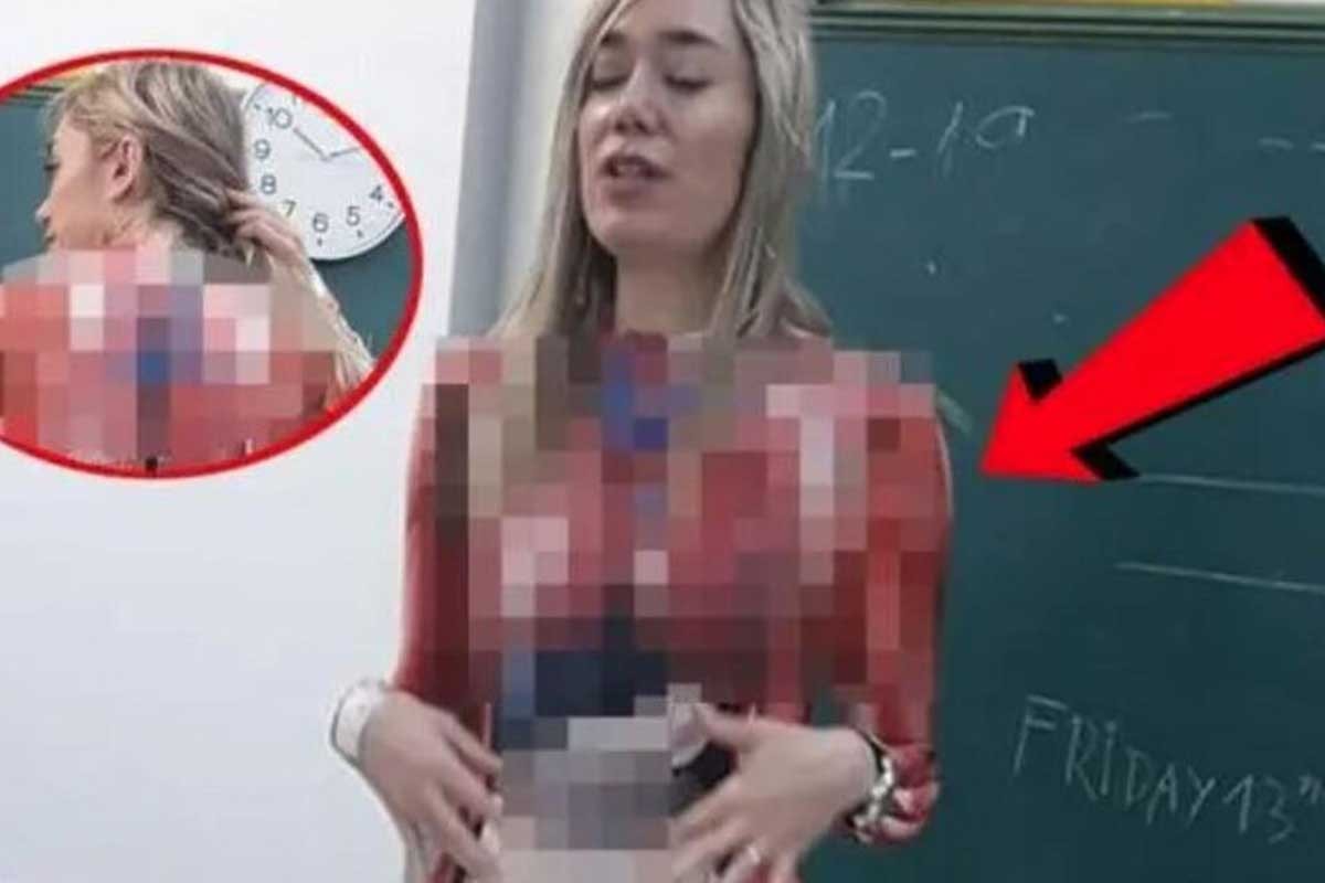Plavokosa nastavnica šokirala đake na času anatomije (FOTO)