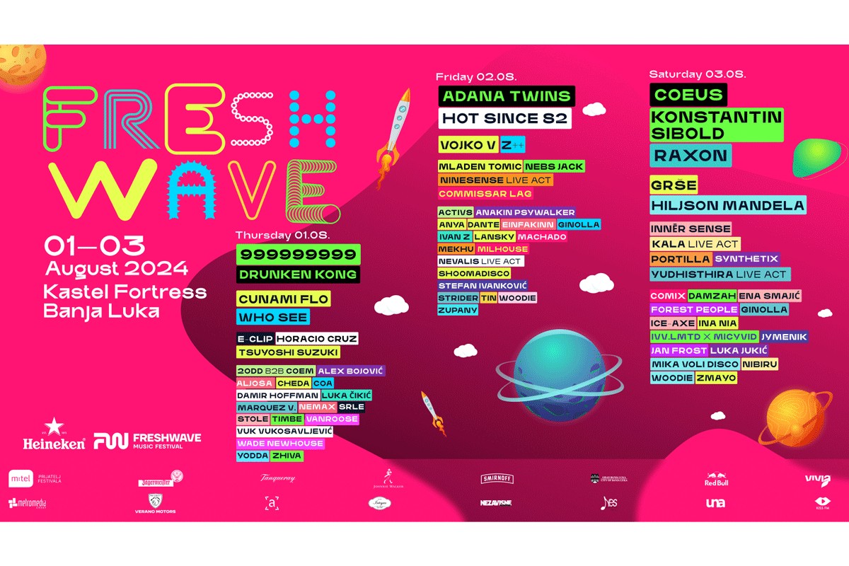 Poznati svi izvođači 12. "Freshwave" festivala