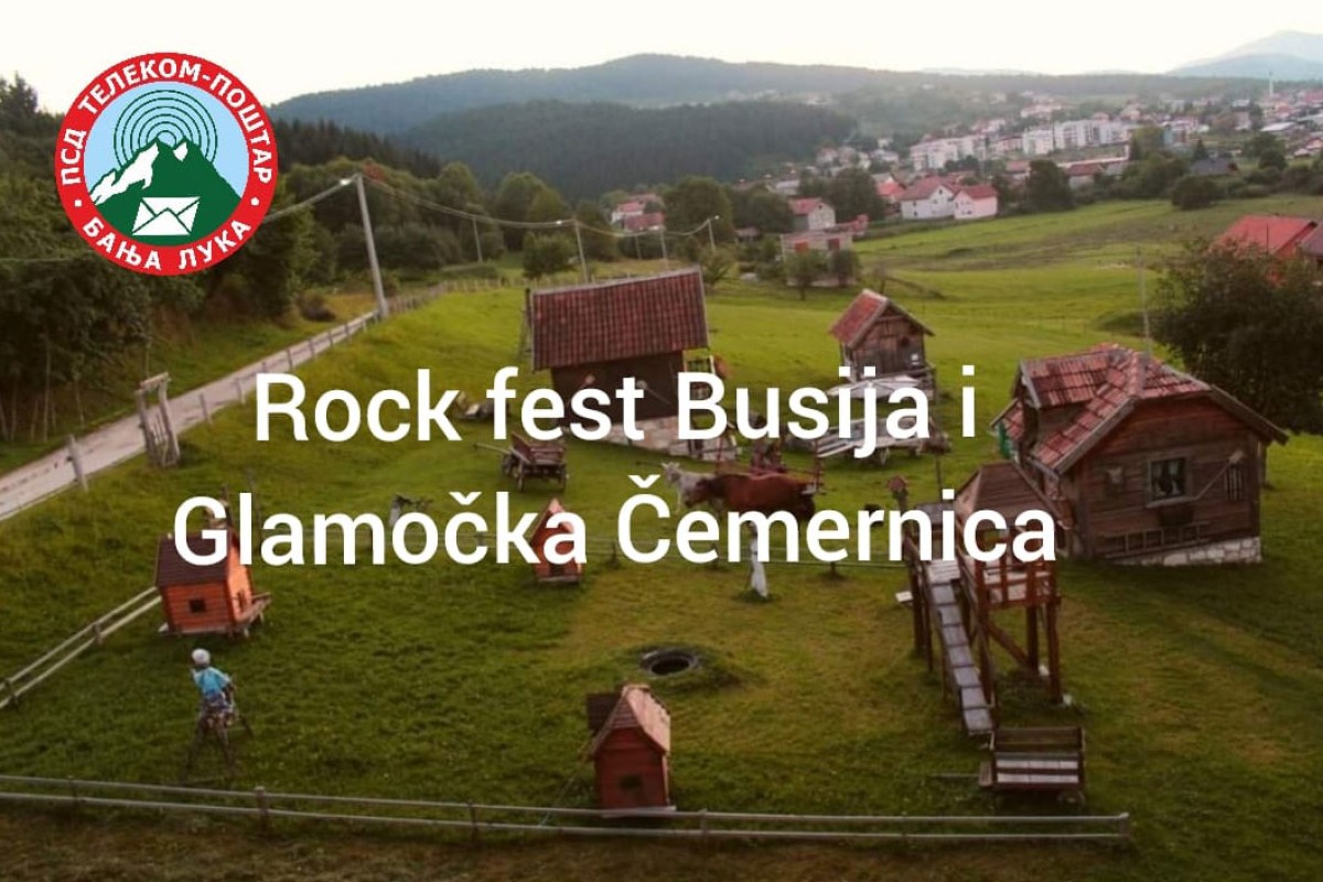 Planinarska akcija na Glamočku Čemernicu i Rock fest u Busiji