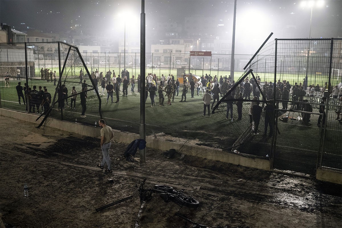 Izrael odgovorio na napad na fudbalsko igralište