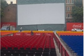 Podignuto najveće filmsko platno u regionu (VIDEO)