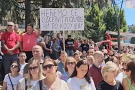 Srbi na Kosovu protestovali protiv otvaranja mosta na Ibru