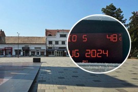 Puste ulice, u automobilu izmjereno 48 stepeni (FOTO)