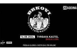 "Brkovi" večeras na banjalučkoj tvrđavi Kastel obilježavaju 20 ...