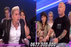 Potukli se u studiju, muškarac udario na ženu (VIDEO)