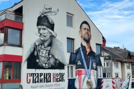 Sokolac krasi mural posvećen Novaku Đokoviću (FOTO)