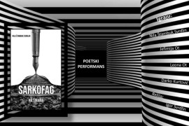 Poetski performans "Sarkofag na šinama" u Kulturnom centru Trebinje