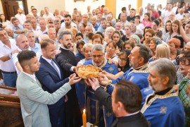 Stanivuković prisustvovao slavi hrama u naselju Kočićev vijenac