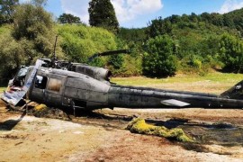 Kako izgleda helikopter Oružanih snaga BiH nakon izvlačenja iz jezera ...