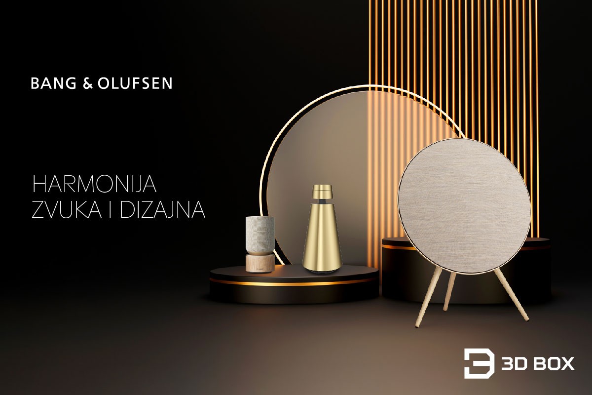 Savršen zvuk i umjetnost dizajna: Upoznaj Bang & Olufsen brend u 3D BOX-u!