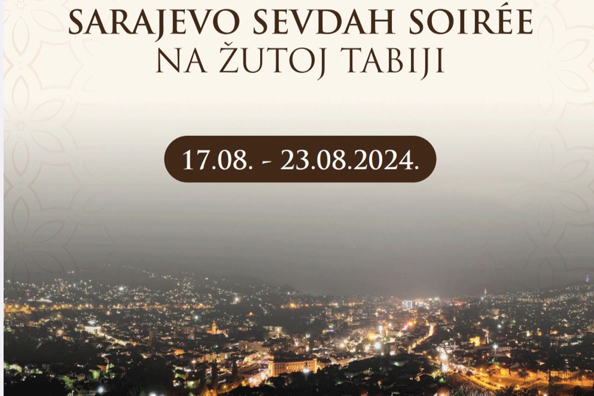 "Sarajevo Sevdah Soiree" od 17. do 23. avgusta na Žutoj tabiji
