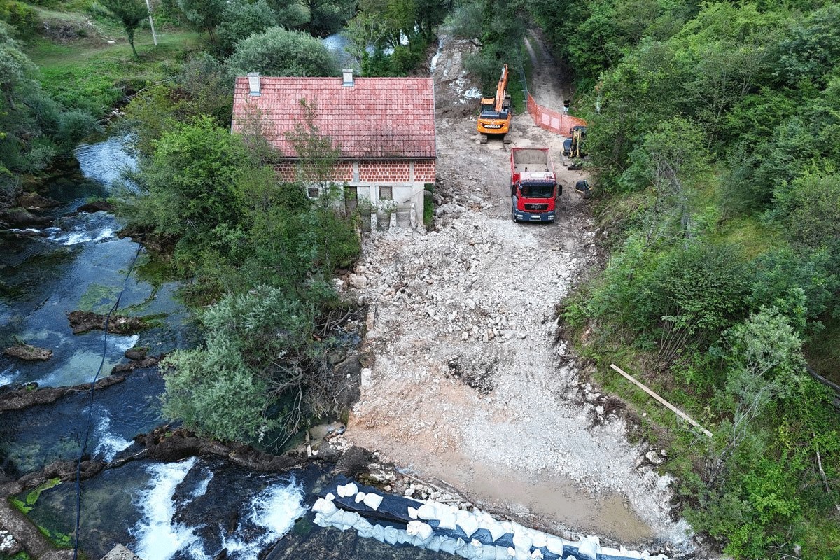 Inspekcija ustanovila da nisu uredne dozvole za izgradnju hidroelektrane na Uni