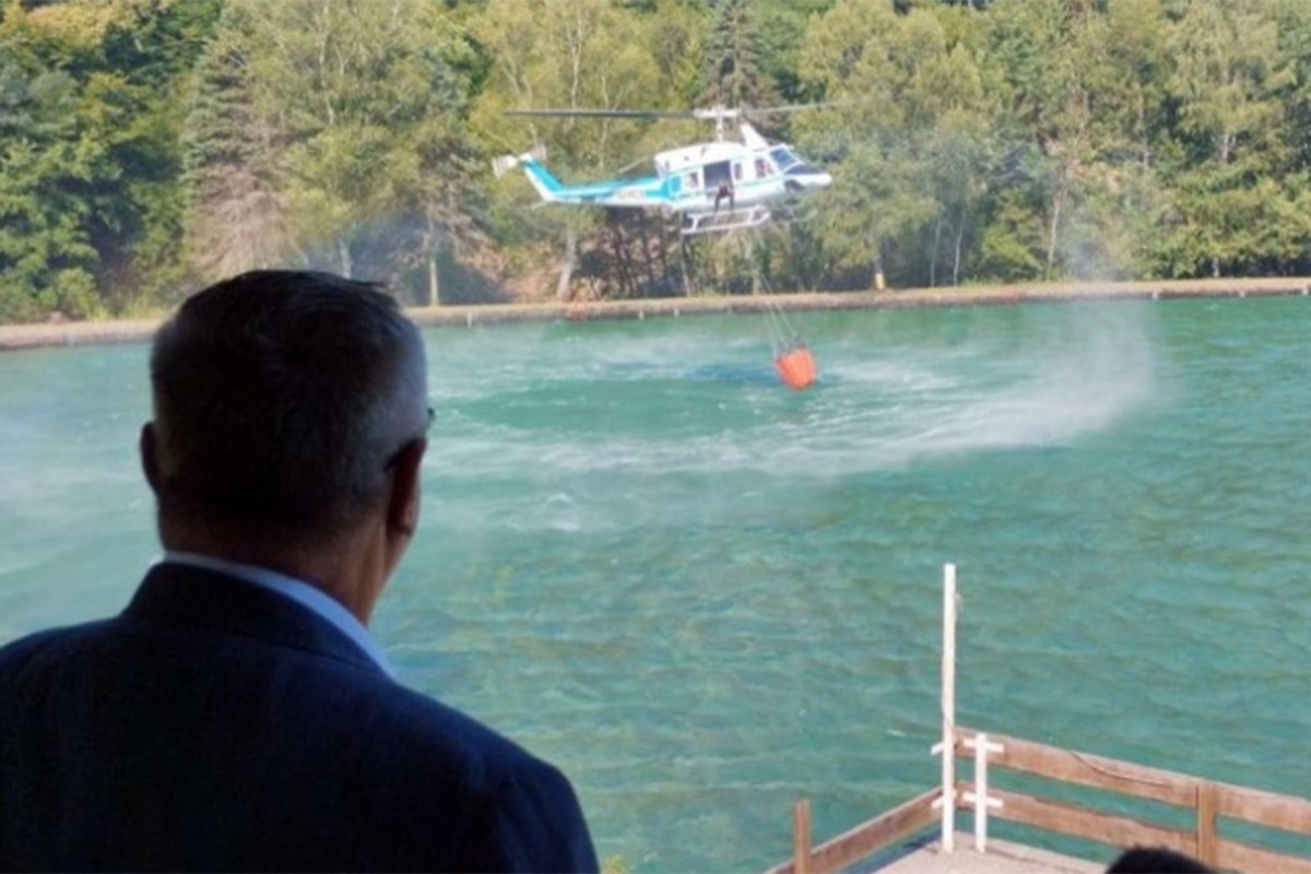 Višković na Tjentištu: Ugašen požar u NP "Sutjeska"
