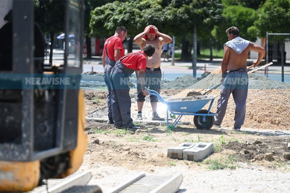 Apel poslodavcima da zbog vrućina prilagode rad na otvorenom