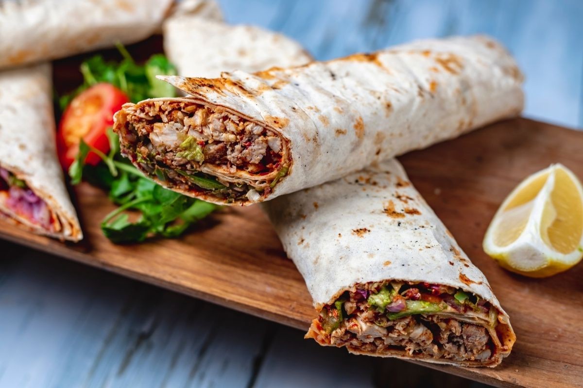 Burito s mljevenim mesom