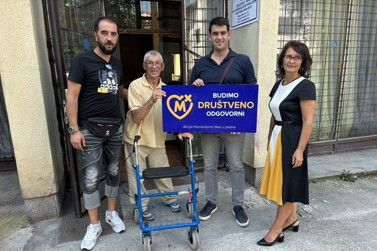 Rođendanski poklon iz Mozzarta za Udruženje osoba oboljelih od cerebralne paralize