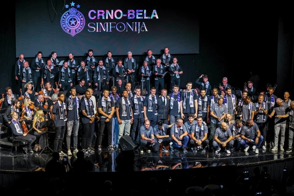 "Crno-bijela" simfonija za početak priprema Partizana