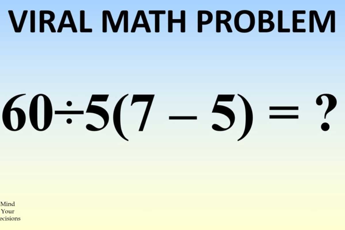 Matematička mozgalica: Znate li pravo rješenje (VIDEO)