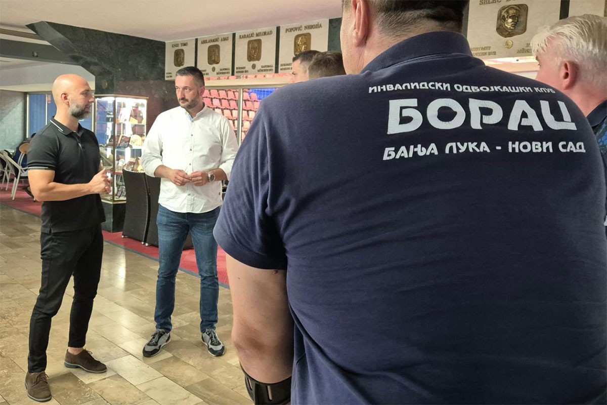 Stevan Crnobrnja ispraćen iz Banjaluke na Paraolimpijske igre u Parizu