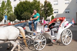 Dirljiva scena ispred porodilišta: Tata u bijeloj kočiji dočekao ...