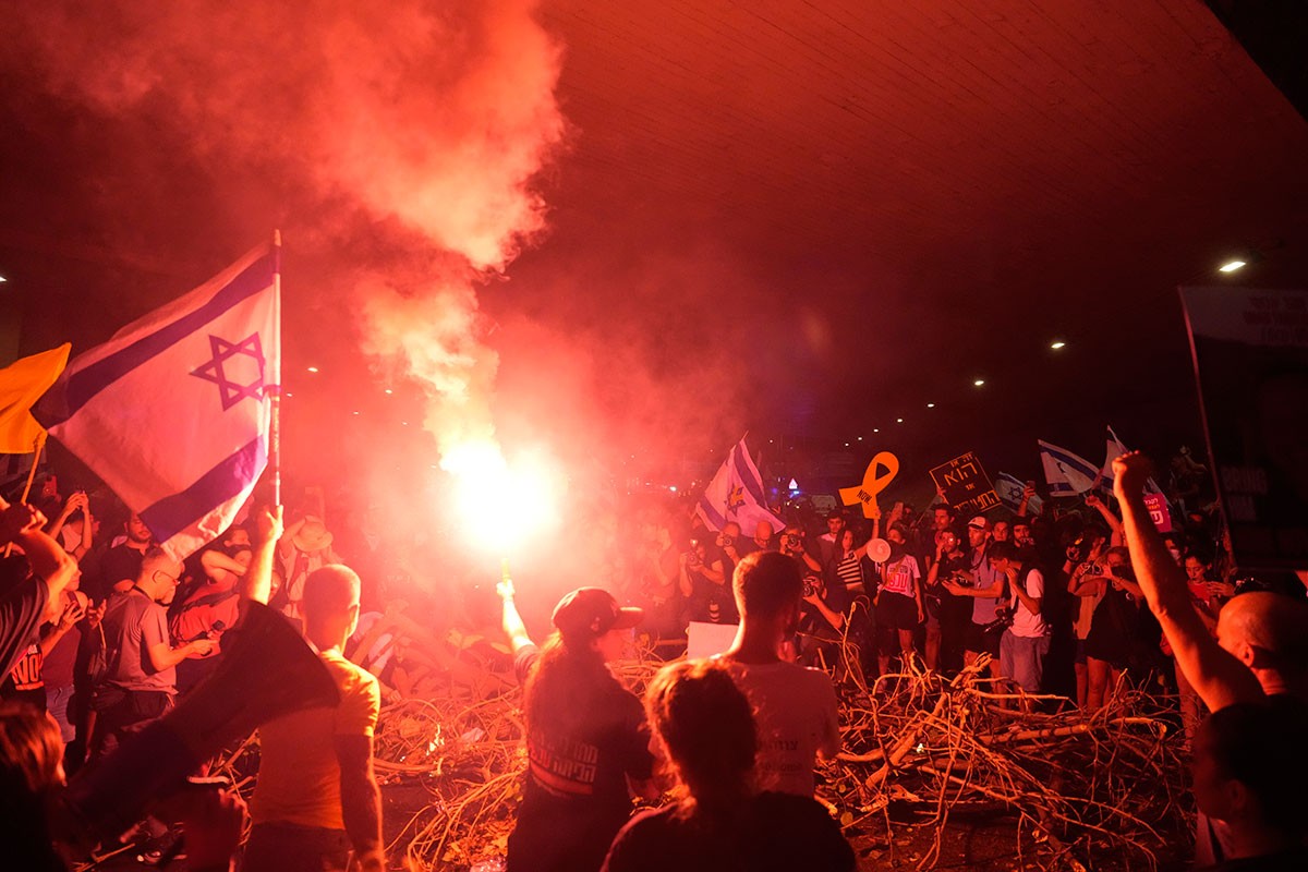 Sukobi na najvećem antivladinom protestu u Izraelu, najmanje 20 uhapšenih