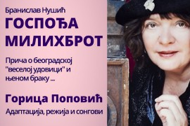 Gorica Popović sa monodramom "Gospođa Milihbrot" u Doboju
