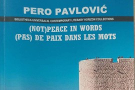 Zbirka pjesama "(Ne)mir u riječima" Pere Pavlovića objavljena u ...