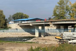Izgrađena osnovna konstrukcija mosta u banjalučkom naselju Česma ...