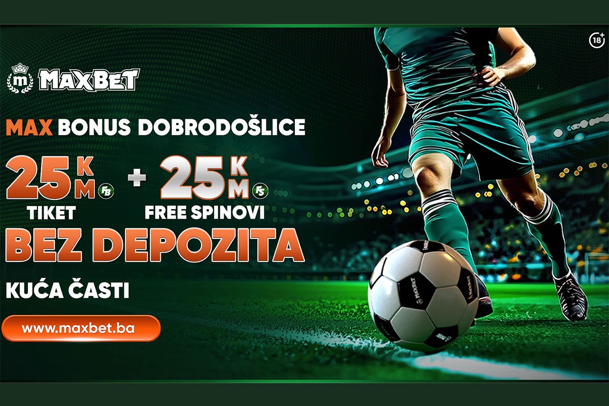 Otvori nalog jer kuća časti - novi MaxBonus dobrodošlice!