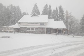 Snježna mećava na Kozari (FOTO)