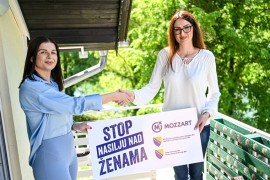 Stop nasilju nad ženama: Mozzart kontinuirano uz Sigurne kuće u BiH
