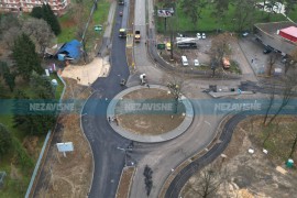 Počelo asfaliranje kružnog toka kod kampusa u Banjaluci (FOTO, VIDEO)